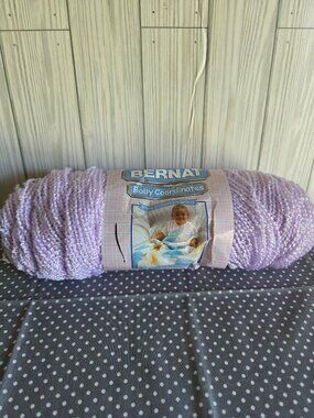 Bernat Baby Coordinates Yarn Soft Mauve NWT 1 Skein Vintage Baby Yarn